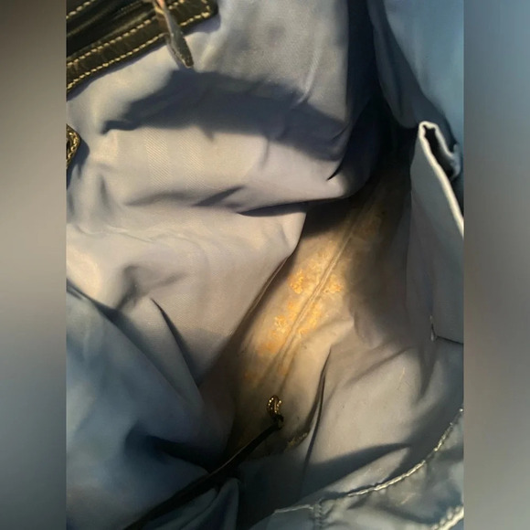 TUMI San Antonio SPURS Black Logo Open Top Tote Bag Purse - Picture 13 of 16